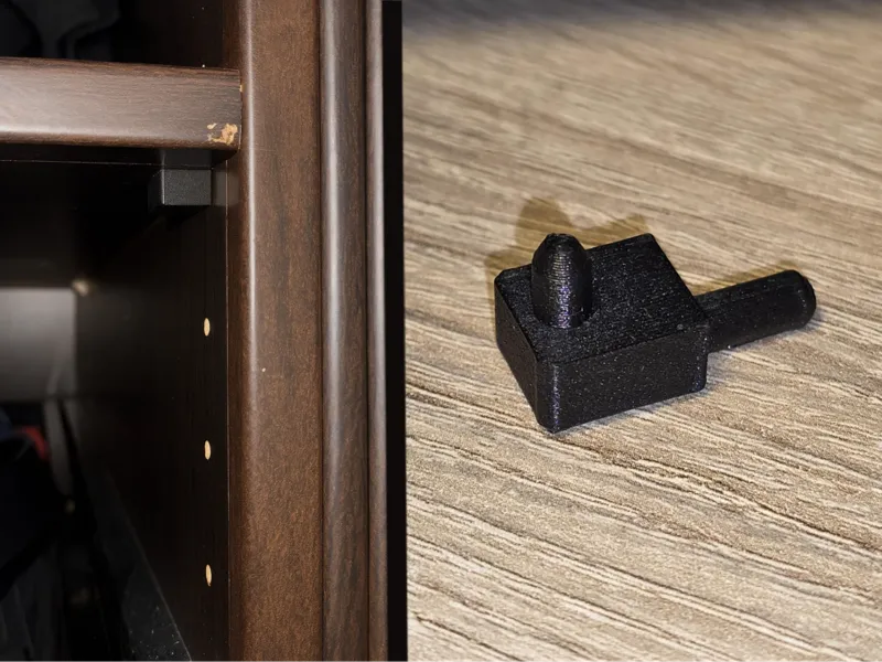 IKEA PAX Shelf Pin / Hook (Screwless)