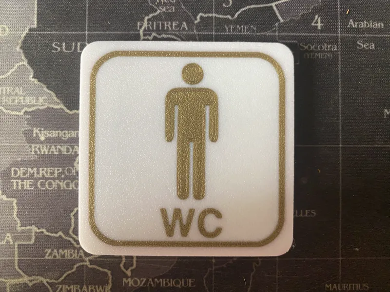 Toilet Sign Men