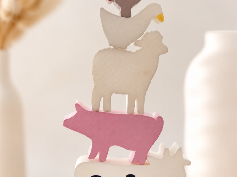 Farm Animal Stacking Toy