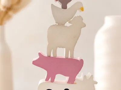 Farm Animal Stacking Toy