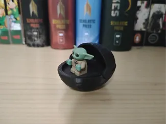 Brick Grogu Hoverpram