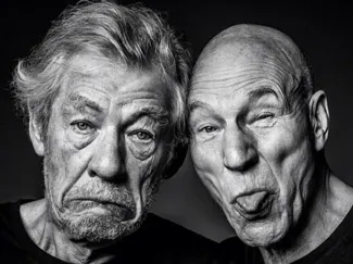 Hueforge Ian McKellen & Patrick Stewart