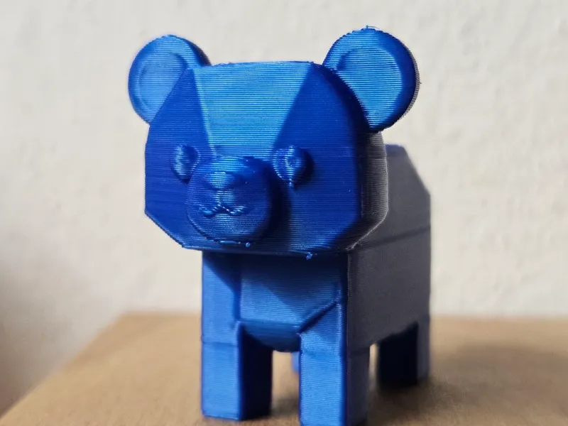 Cute Blocky Bear