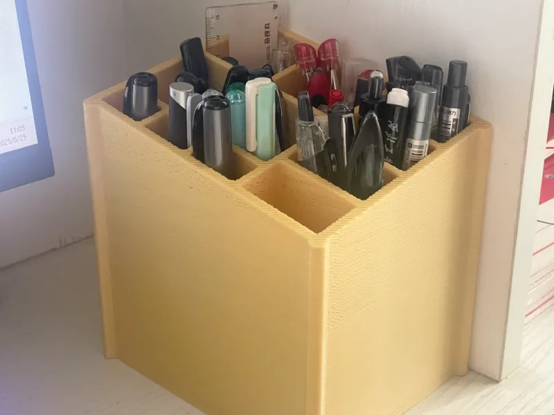 斜口笔筒设计｜Pen holder suitable for corners 桌角笔筒自用