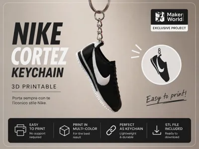 Nike Cortez keychain