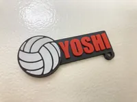 Porte-clés souvenir de fin de club (volley, foot, baseball, basket) — photo 2