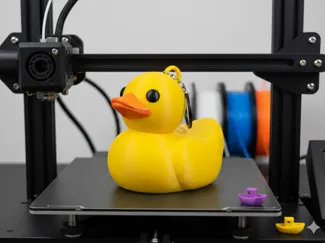 Duchain - small adorable duck key companion