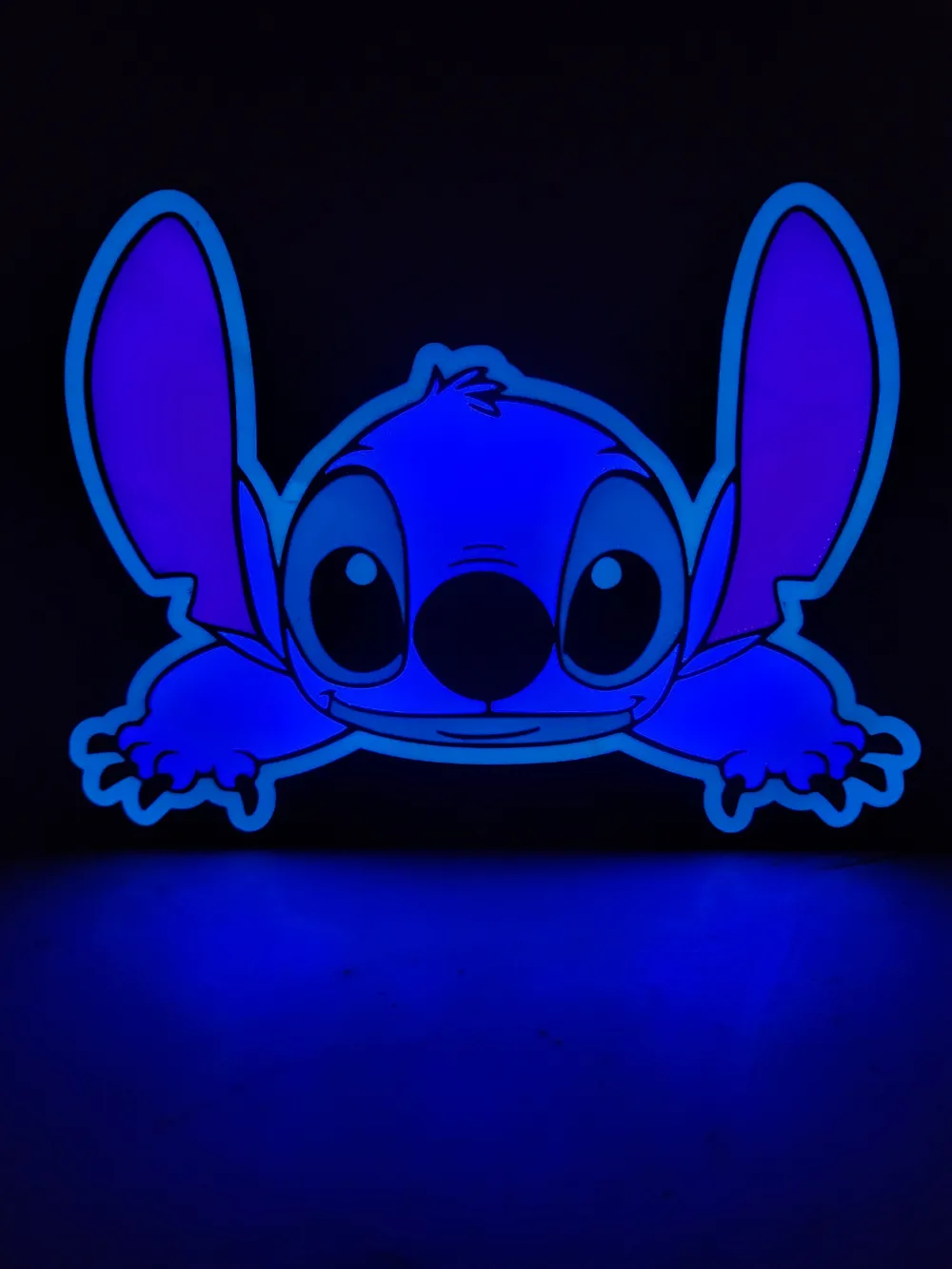 Stitch Light Box LED Lamp - Free 3D Print Model - MakerWorld
