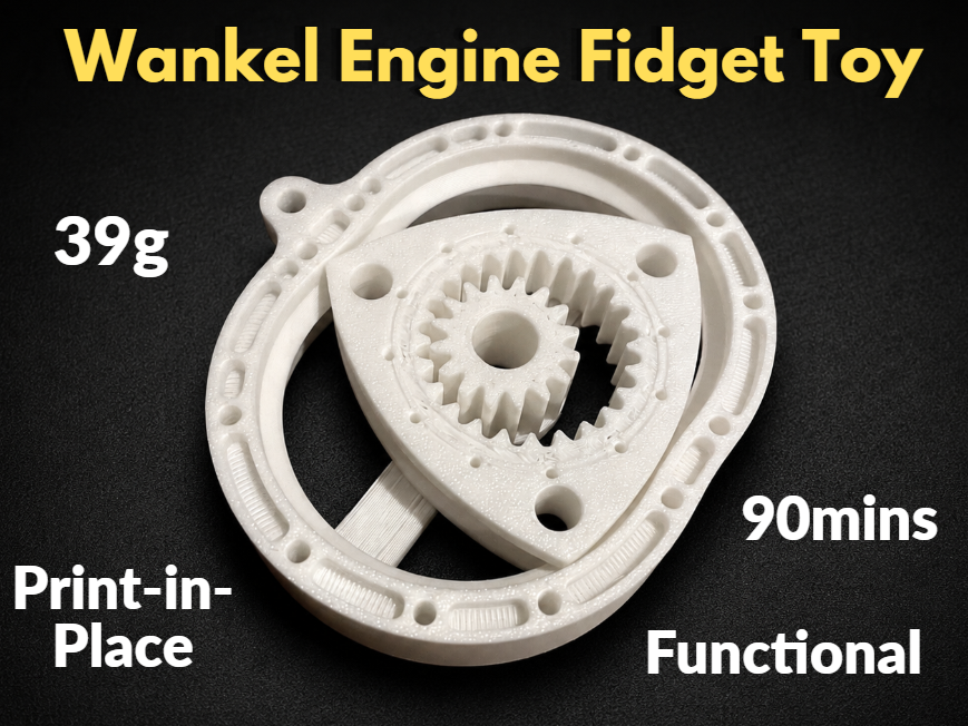 Functional Wankel Engine Fidget Toy (PIP)