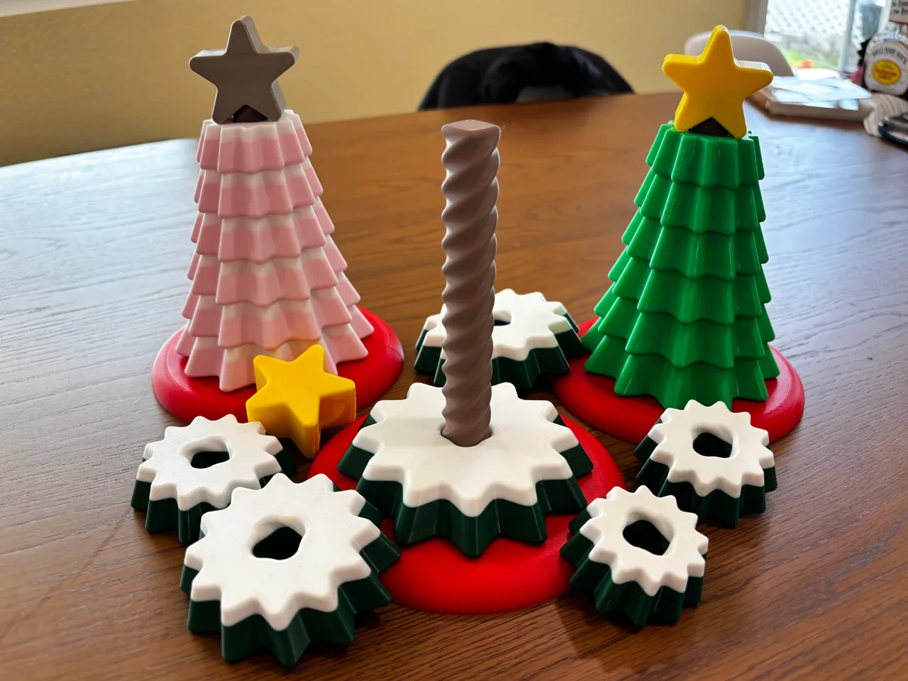 Spinning Christmas Tree Toy | Fine Motor Skills view 3