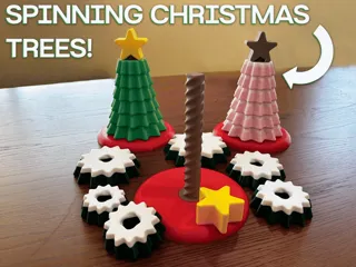 Spinning Christmas Tree Toy | Fine Motor Skills