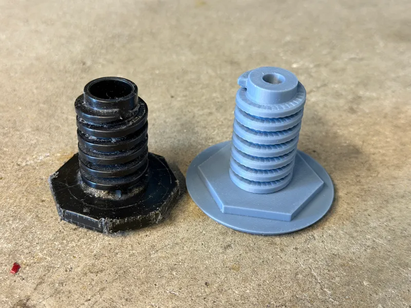 Maytag washing machine threaded leveling foot