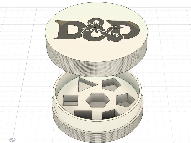 Customizable D&D Dice Holder (Portadadi D&D)