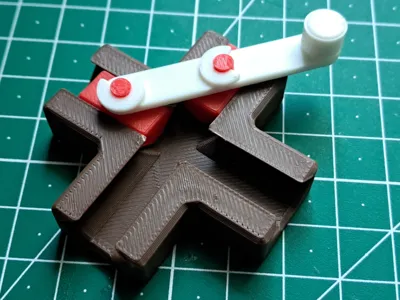 Double Piston Slider Fidget