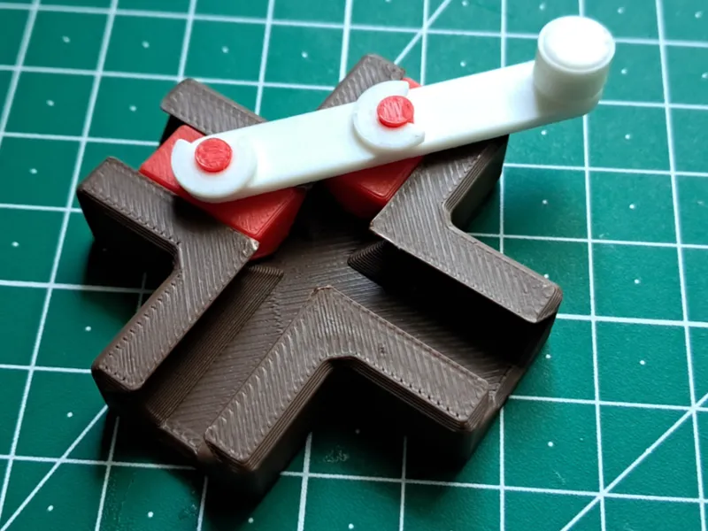 Double Piston Slider Fidget