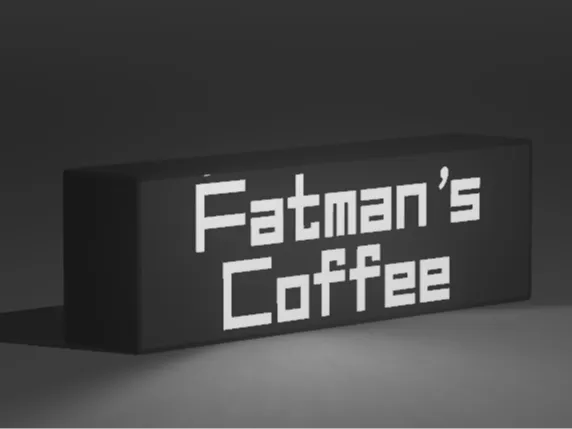 ファット文字ライトボックスｰおおきめ