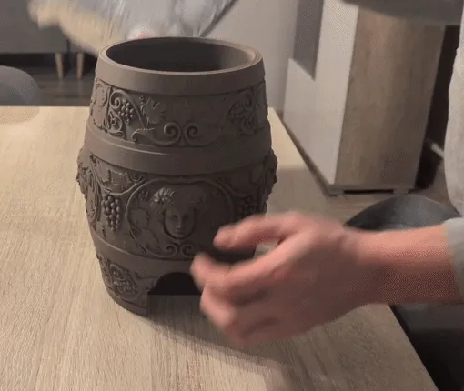 Wine Barrel Bag-in-Box Holder view 2