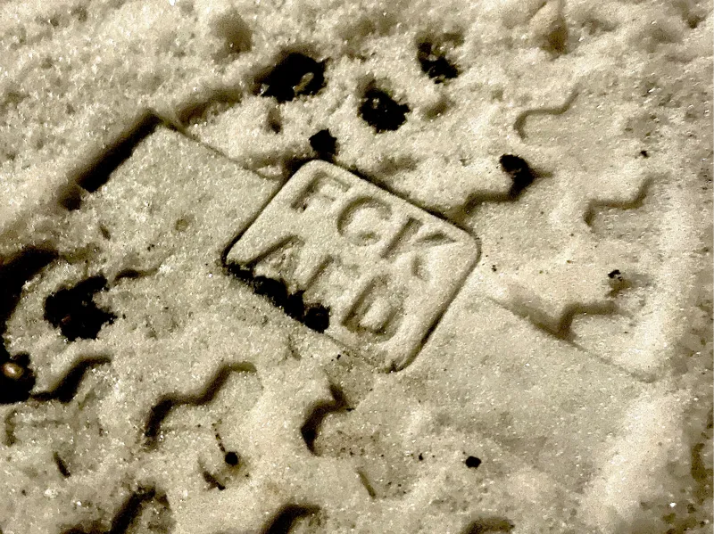 No AFD Schnee Schuh Stempel Crampon