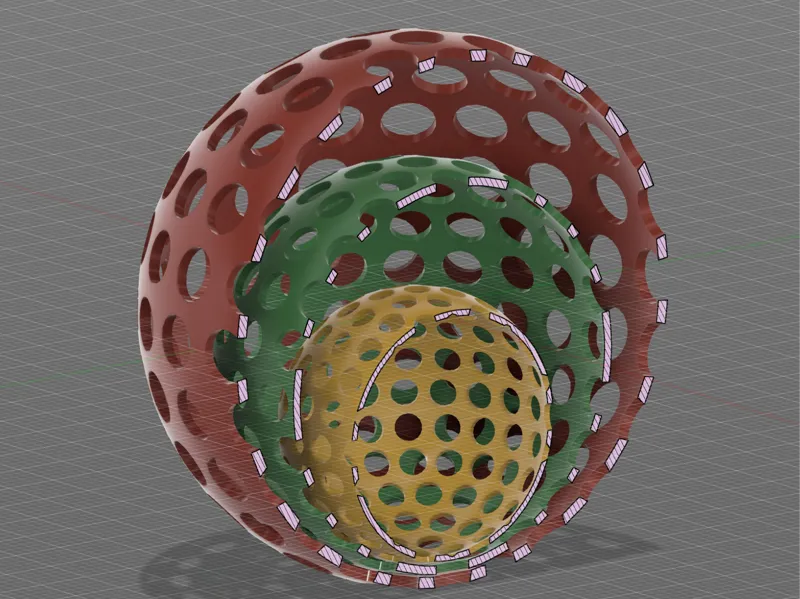 Ball in a ball in a ball fidget