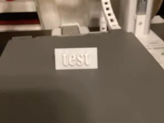 test print