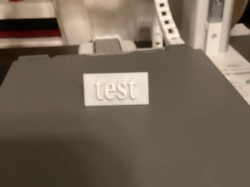 test print