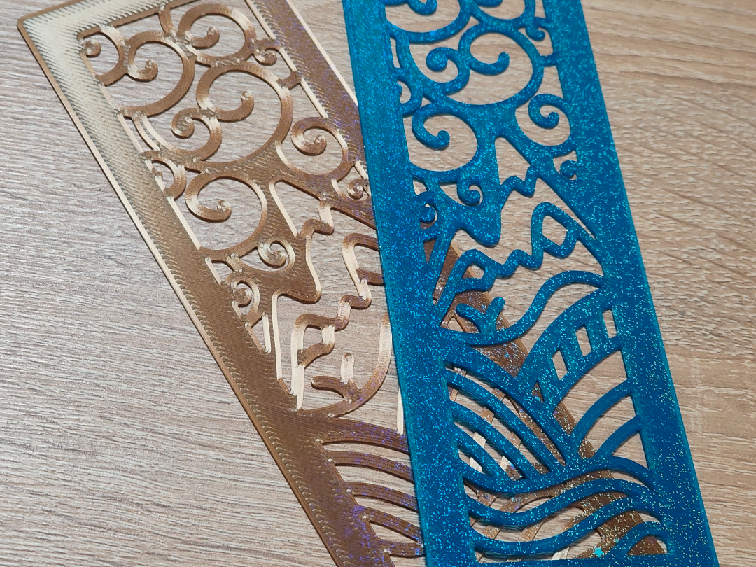 Bookmark with landscape picture