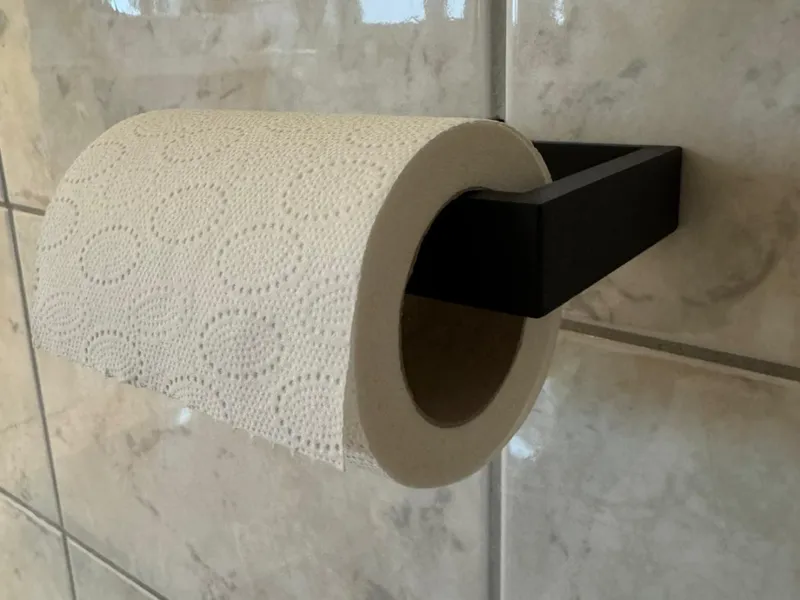 Handtuchhalter + Toilettenpapierhalter