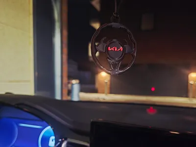 KIA Steering Wheel Pendant/Keychain