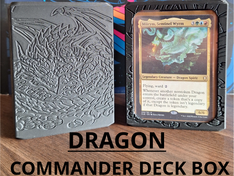 MTG COMMANDER DECK BOX : DRAGON (NO AMS)