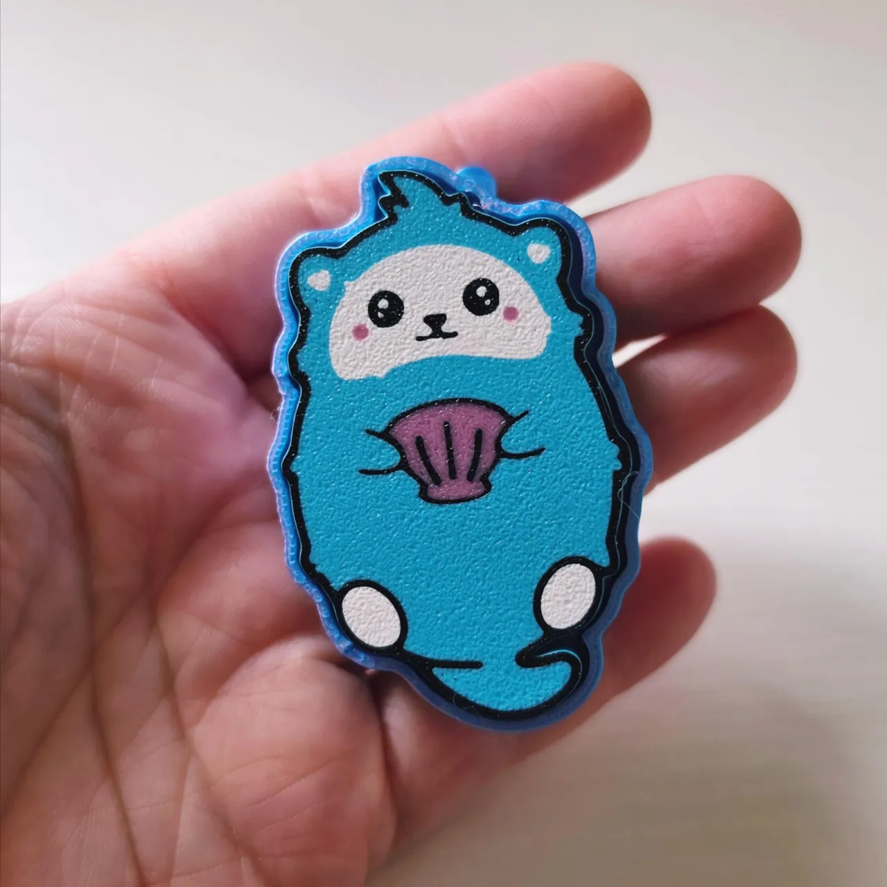 Kawaii Otter Clicker Critter view 3