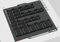 Buildins trays (0.28mm layer, 2 walls, 8% infill)
