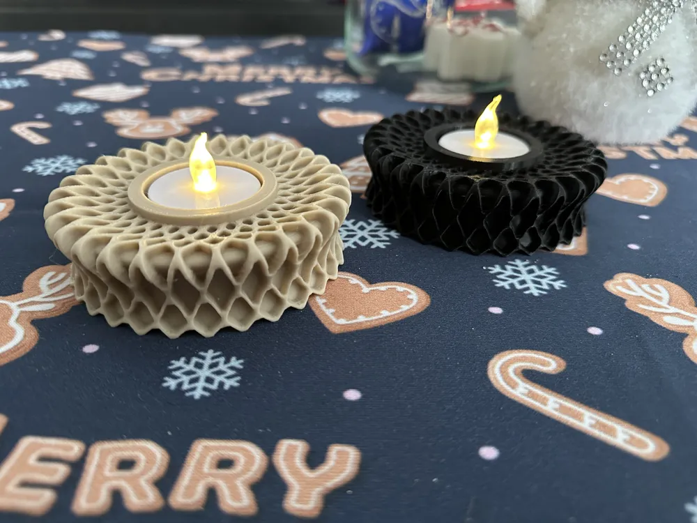 Tealight candle holder - Free 3D Print Model - MakerWorld