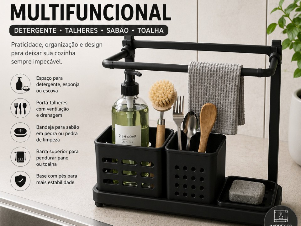 Organizador de Pia Multifuncional 