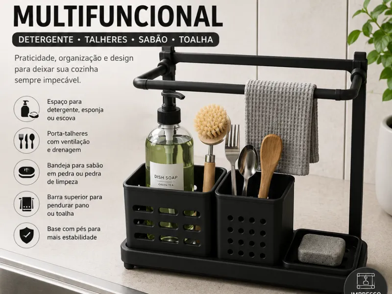 Organizador de Pia Multifuncional 