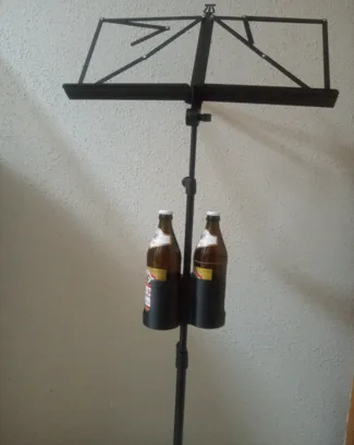 Getränkehalter/Bierflaschenhalter für Notenständer