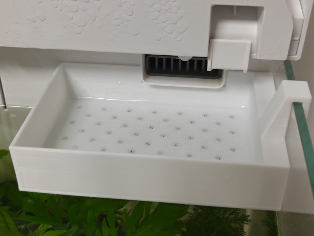 Miniatura 2 do modelo 3D 小米鱼缸二代 出水口 过滤棉 雨淋器 瀑布 流水