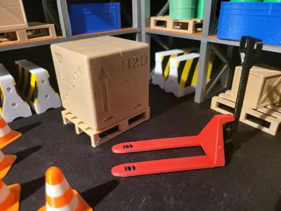 Bambu Lab H2D diorama package (for cyberbricks)