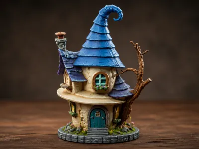 Whimsical Fairy Cottage – Fantasy Miniature House
