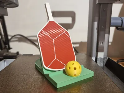 Pickleball Paddle Phone Stand
