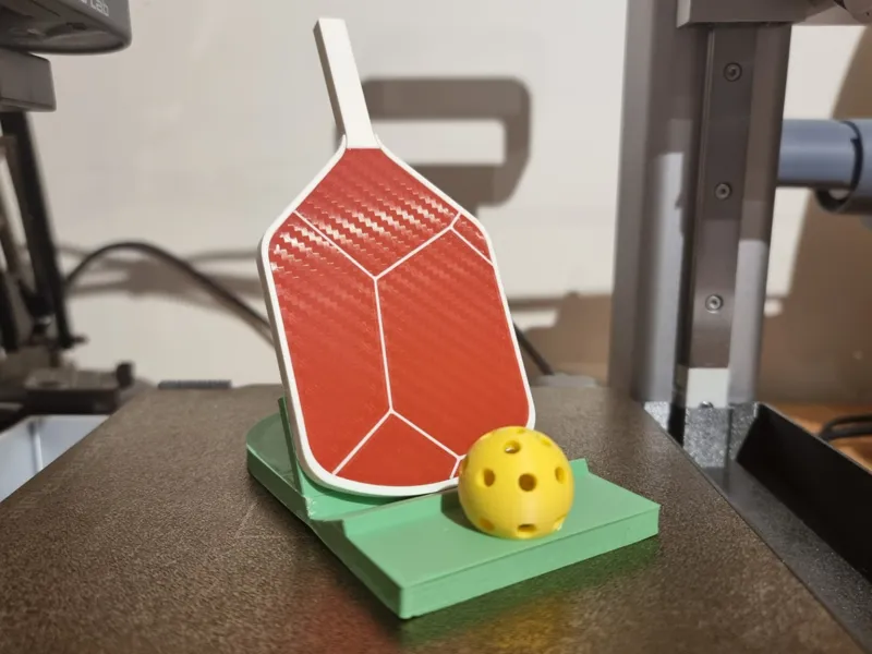 Pickleball Paddle Phone Stand