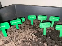 Hochbeet Beschriftung
