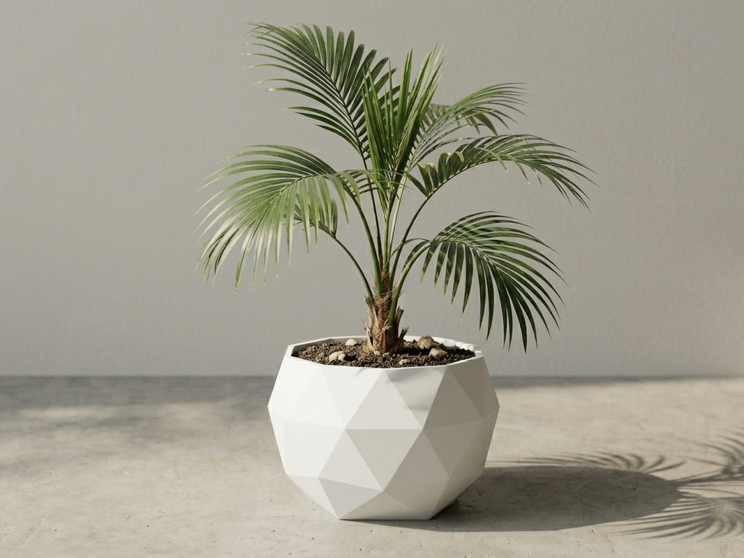 Maceta minimalista decorativa