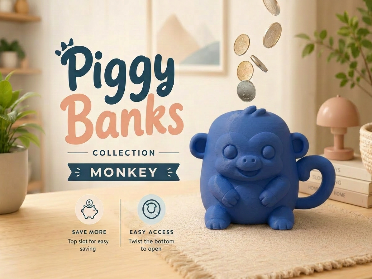 Monkey Piggy Banks Collection 