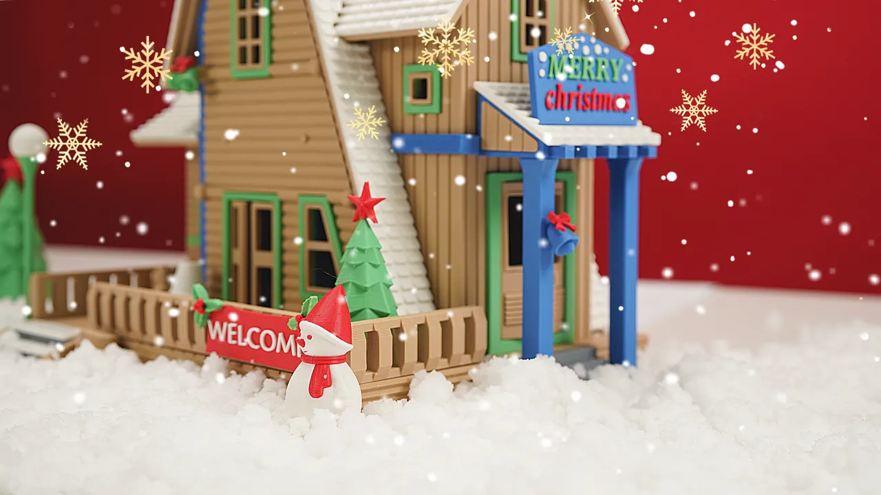 Bambu Christmas Cabin view 4