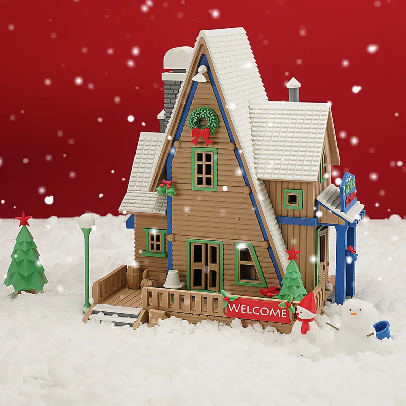 Bambu Christmas Cabin view 3