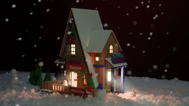 Bambu Christmas Cabin