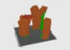 ca. 350 mm - 0.2mm layer, 2 walls, 4% infill
