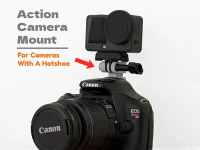 Hotshoe Action Camera Mount 