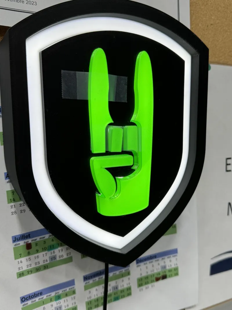 Nock on archery led sign