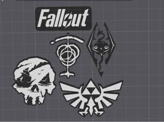 Video Game Charms for Crocs or shoes with holes